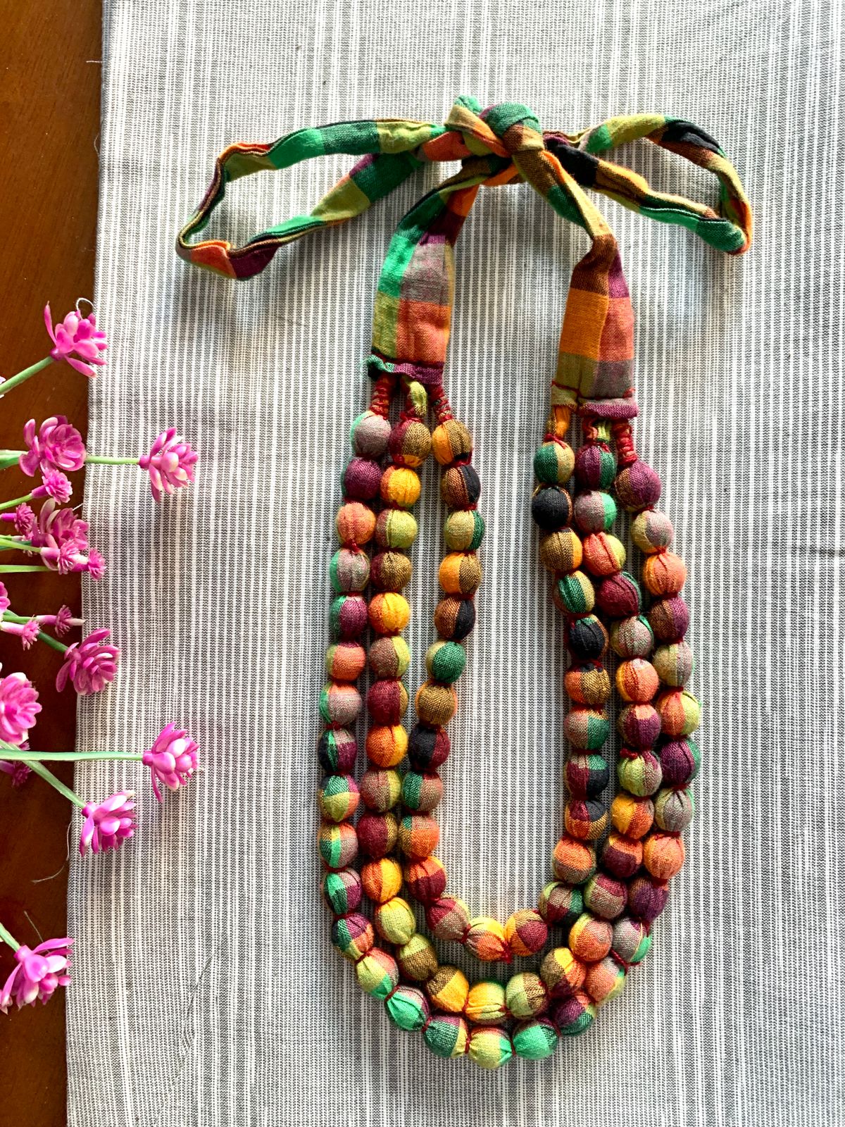 Handmade necklace - multicolor