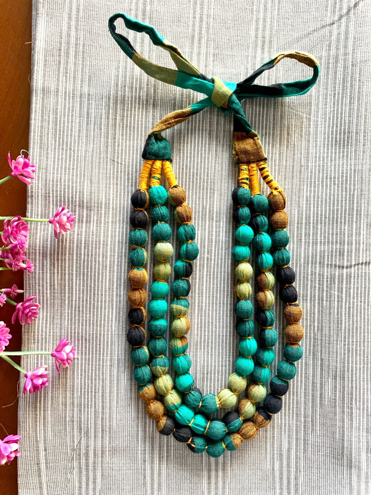 Handmade necklace - multicolor