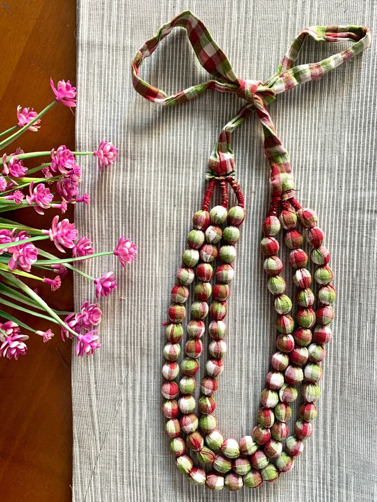 Handmade necklace - multicolor