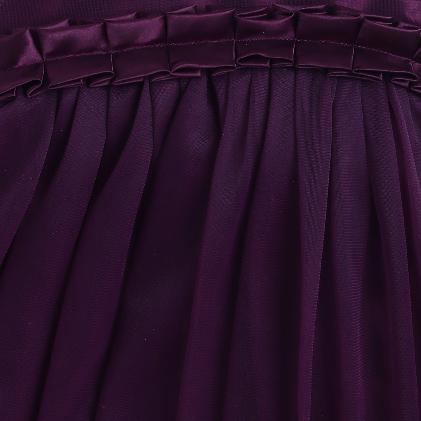 Many Frocks & collared knee length sleeveless Baby party dress - Purple