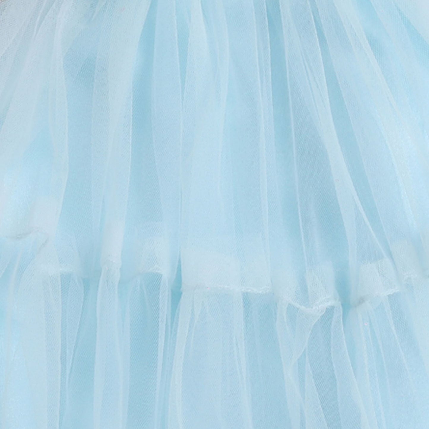 Many Frocks knee length halter neck party dress - Blue