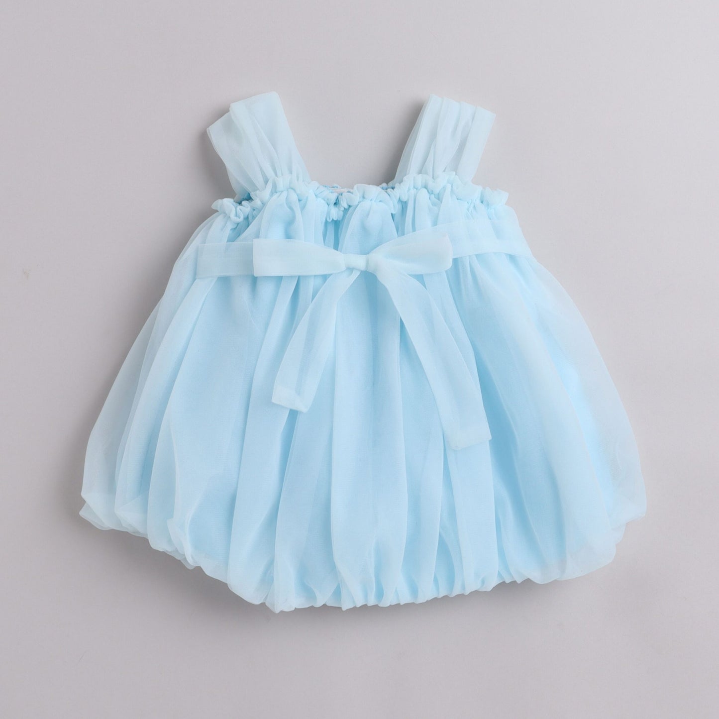 Many Frocks knee length balloon party dress - Blue