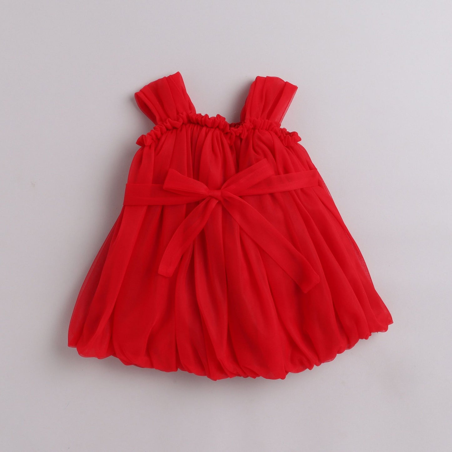 Many Frocks knee length balloon party dress - red