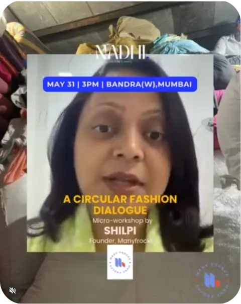 Micro-Workshop Spotlight  A Circular Fashion Dialogue | Mumbai