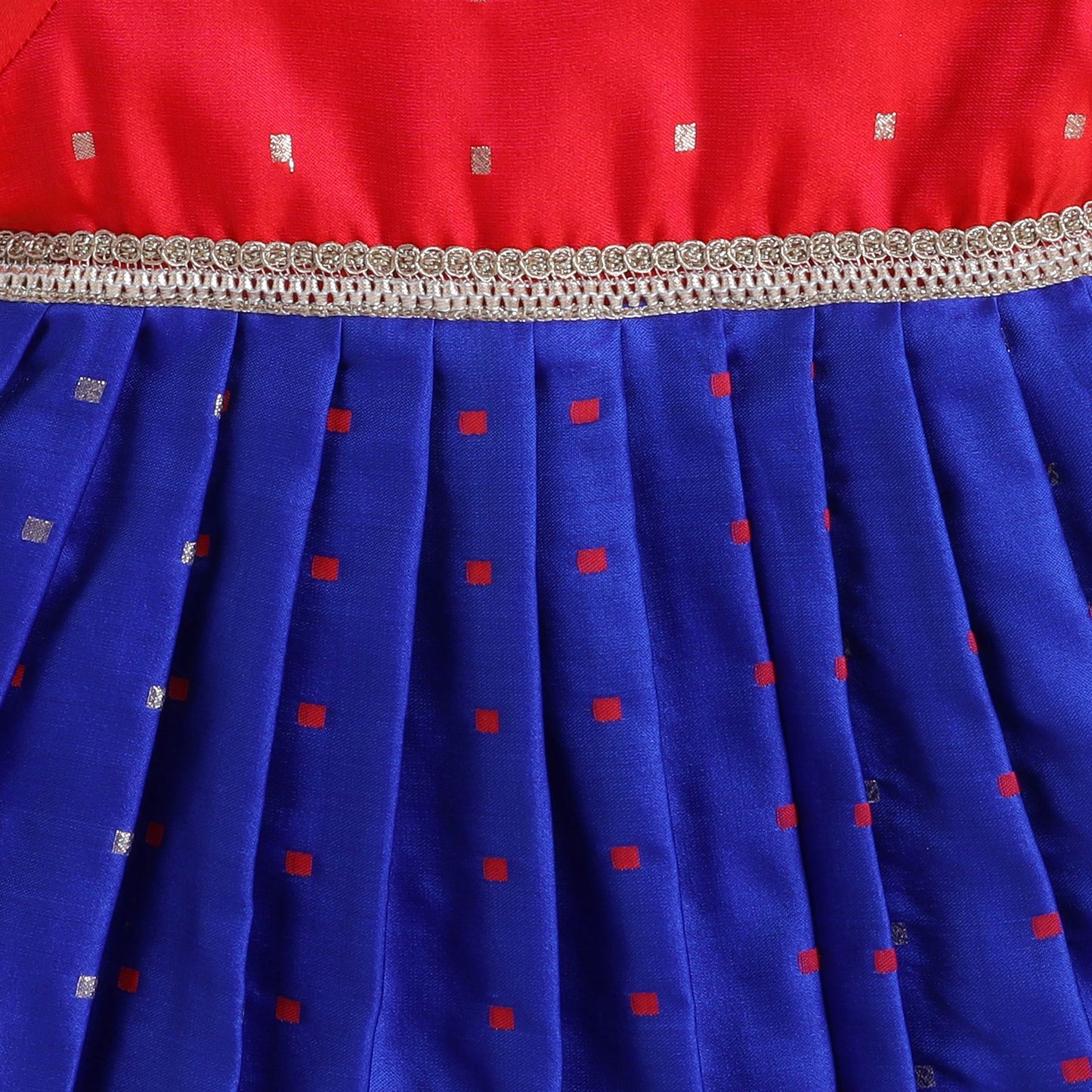 Many Frocks & Puff Sleeves Boti Embellished Baby  Frock for sale - Blue & Pink