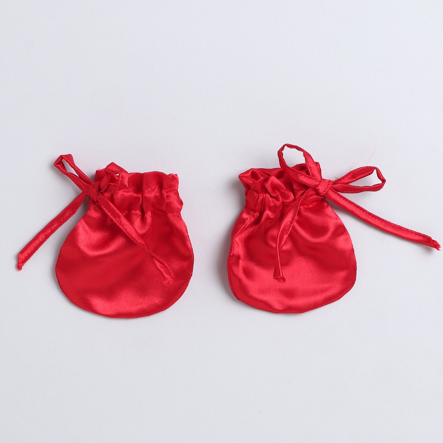 Many Frocks & Net sleeveless big bow embellished baby party dress  mittens  booties and headband gift set - Red & White