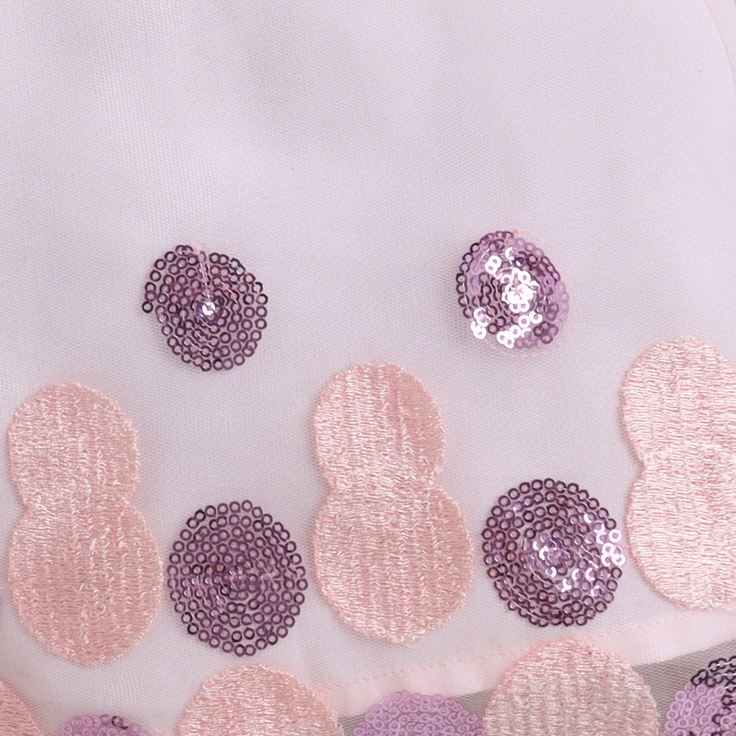 Many Frocks & velvet & net sleeveless lace and flower embellished top sequin work  palazzo  ethnic set- peach and maroon