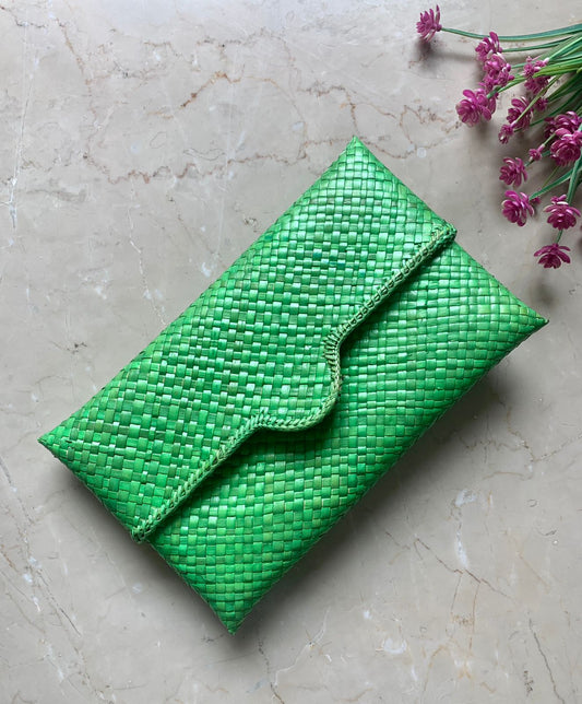 Handmade Clutch  - Green