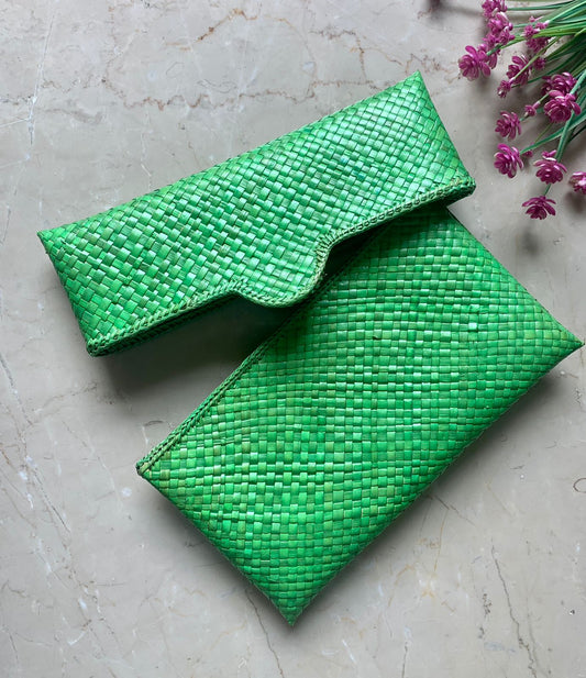 Handmade Clutch  - Green