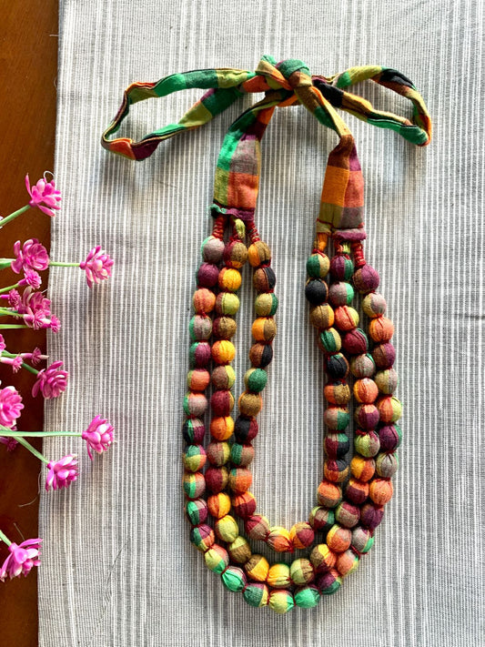 Handmade necklace - multicolor