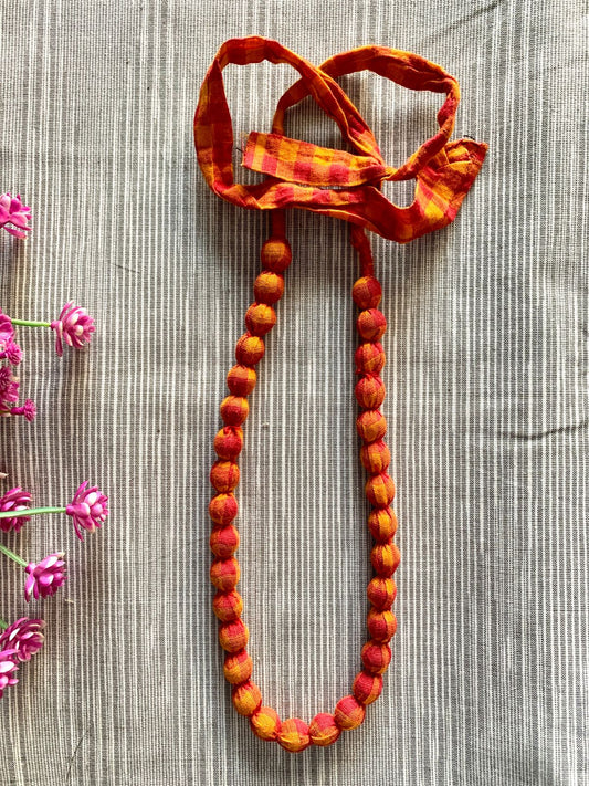 Handmade necklace - Red