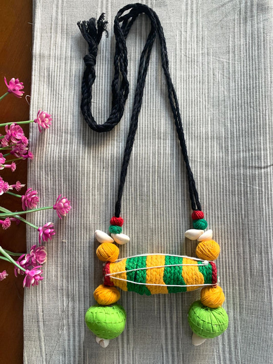 Handmade Neckpiece - Multicolour