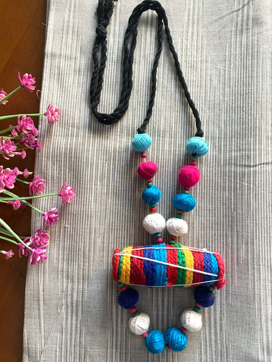 Handmade Neckpiece - Multicolour